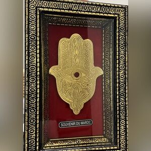 Gold Hamsa Wall Art